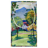 Vintager Tegernsee Landscape August Macke Kleine Geschenktüte (Rückseite)