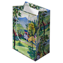 Vintager Tegernsee Landscape August Macke Mittlere Geschenktüte