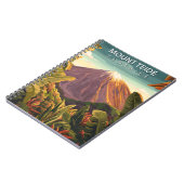 Vintager Teide Teneriffa Kanarische Inseln Notizblock (Linke Seite)