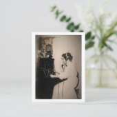 Vintager Telefonschalter Postkarte (Stehend Vorderseite)