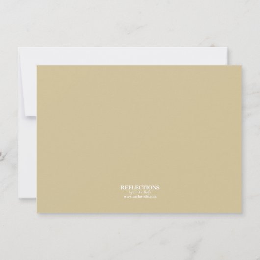 Vintager Telegrammstil Save the Date (Rückseite)