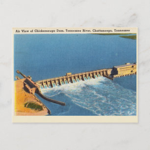 Vintager Tennessee-Fluss, Chattanooga, Tennessee Postkarte