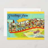 Vintager Tennessee Gruß Postkarte (Vorne/Hinten)