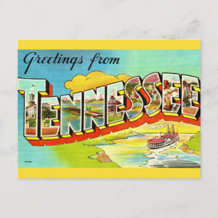Vintager Tennessee Gruß Postkarte