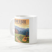 Vintager Tennessee Kaffeetasse (Vorderseite Links)