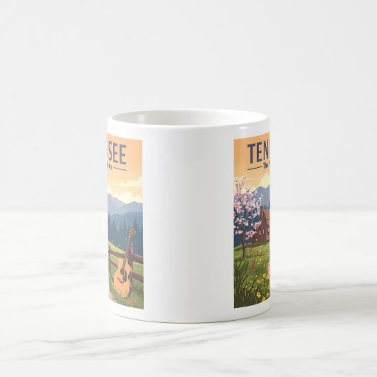 Vintager Tennessee Kaffeetasse (Mittel)