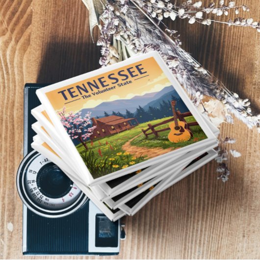 Vintager Tennessee Magnet