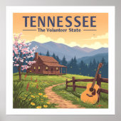 Vintager Tennessee Poster (Vorne)