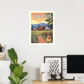 Vintager Tennessee Poster (Heimbüro)