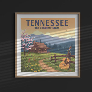 Vintager Tennessee Poster
