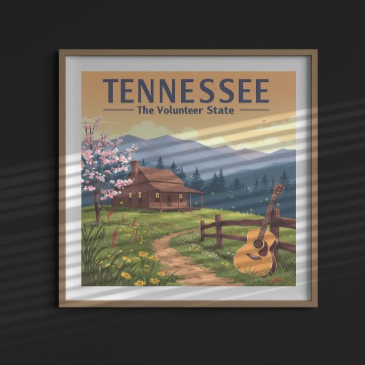 Vintager Tennessee Poster