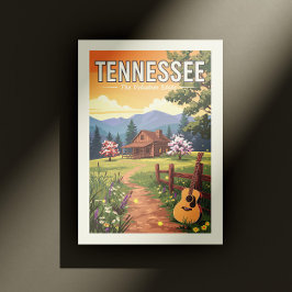 Vintager Tennessee Postkarte