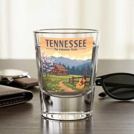 Vintager Tennessee Schnapsglas