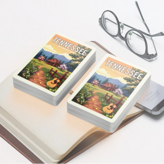Vintager Tennessee Spielkarten