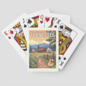 Vintager Tennessee Spielkarten (Rückseite)