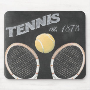 Vintager Tennis-Tafel-Entwurf Mousepad