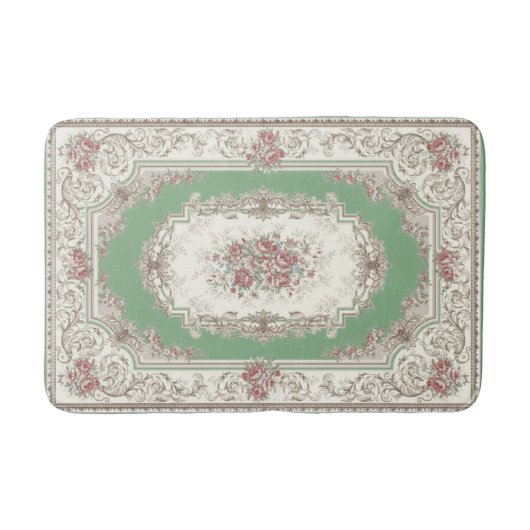 Vintager Teppich 4 - Badematte (Vorderseite)