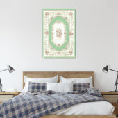 Vintager Teppich 4 - überzogene Canvas Leinwanddruck (Insitu (Schlafzimmer))