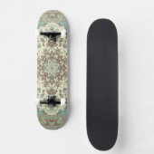 Vintager Teppich 8 - Skateboard (Vorderseite)