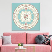 Vintager Teppichboden 2 - überzogene Canvas Leinwanddruck (Insitu (Wohnzimmer))
