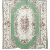 Vintager Teppichboden 4 - Duschvorhang (Vorderseite)