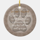 Vintager Teppichboden Gedenkveranstaltung Keramik Ornament (Hinten)