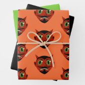 Vintager Teufel Geschenkpapier Set (Beispiel)