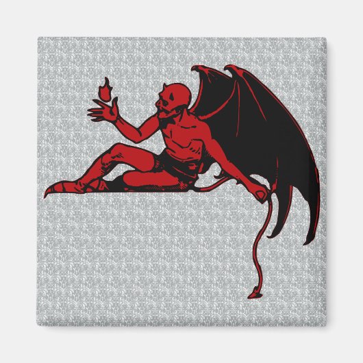 Vintager Teufel Magnet (Vorne)