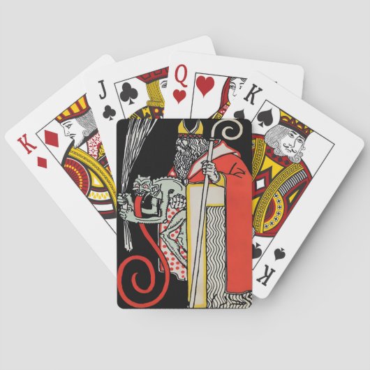 Vintager Teufel Spielkarten (Rückseite)