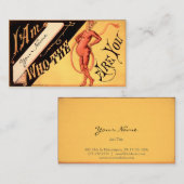 Vintager Teufel Visitenkarte (Vorne/Hinten)