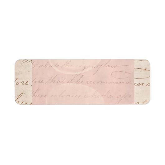 Vintager Text: Koloniales Skriptpapier (Vorne)