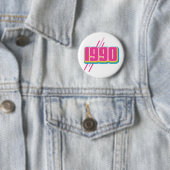 Vintager Text von 1990 Button (Beispiel)