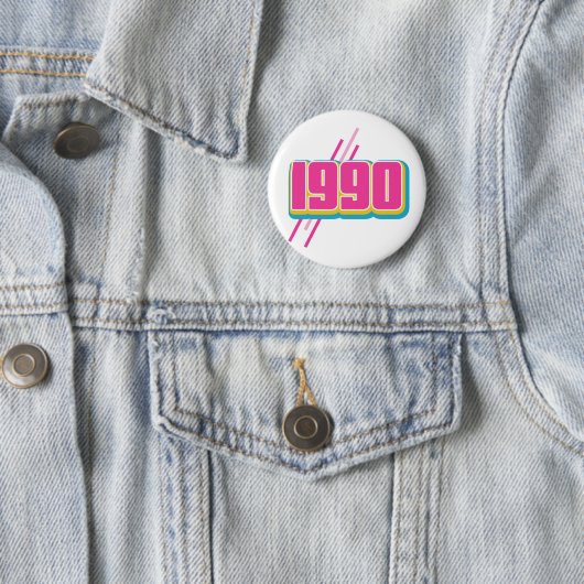Vintager Text von 1990 Button (Beispiel)