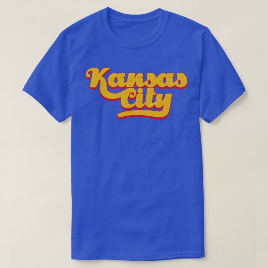 Vintager Text von Kansas City T-Shirt (Design vorne)