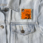 Vintager Themed Halloween-Knopf-Flair Button (Beispiel)
