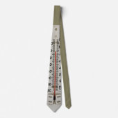Vintager Thermometer Krawatte (Vorderseite)