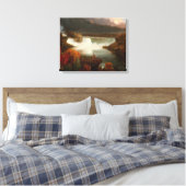 Vintager Thomas Cole Fernsicht auf die Niagarafäll Leinwanddruck (Insitu (Schlafzimmer))