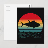 Vintager Thunfischfang Postkarte (Vorne/Hinten)