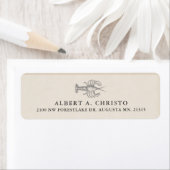 Vintager Tiefsee-Hummer | RÜCKSENDEADRESSE (Insitu)