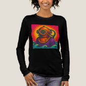 Vintager Tiefseetaucher Tri-Blend Shirt (Vorderseite)