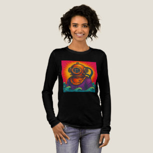 Vintager Tiefseetaucher Tri-Blend Shirt