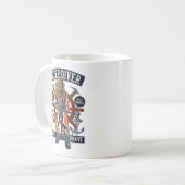Vintager Tieftaucher Kaffeetasse (Vorderseite Links)