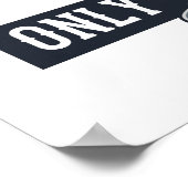 Vintager Tieftaucher Poster (Ecke)