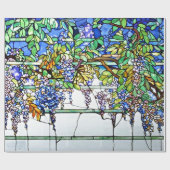 Vintager Tiffany beflecktes Geschenkpapier (Flach)