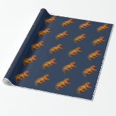 Vintager Tiger Geschenkpapier (Ungerollt)