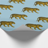 Vintager Tiger Geschenkpapier (Ecke)