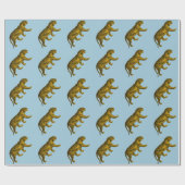 Vintager Tiger Geschenkpapier (Flach)