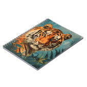 Vintager Tiger: Majestic Nostalgie Notizblock (Linke Seite)