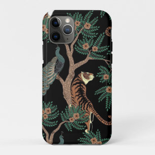Vintager Tiger und Pfau Case Mate