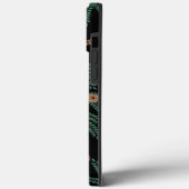 Vintager Tiger und Pfau Case Mate (Rückseite / Links)